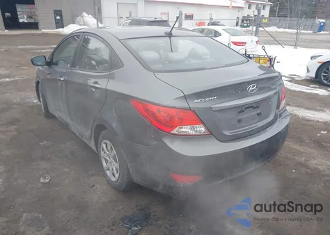 2013 Hyundai Accent Gls from USA, damaged, VIN KMHCT4AE7DU477072